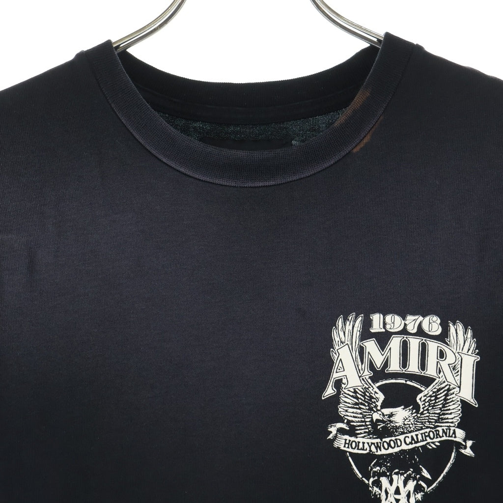 AMIRI(アミリ) 26SS EAGLE OVERSIZE TEE イーグルプリント クルーネック 半袖Tシャツ カットソー ブラック AMTOJR1024