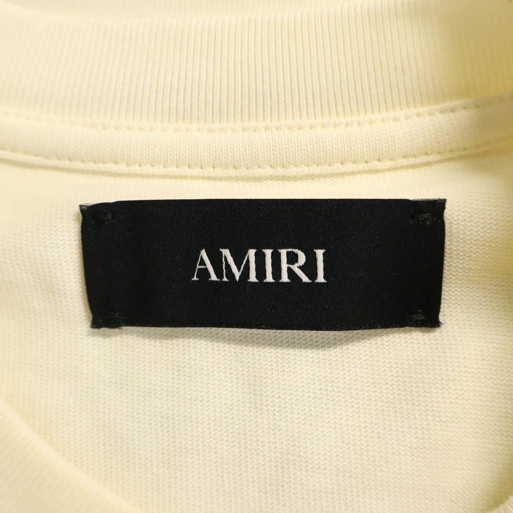 AMIRI(アミリ) Vista HJ Skate TEE グラフィックプリント クルーネック 半袖Tシャツ カットソー アイボリー AMTOJR1174