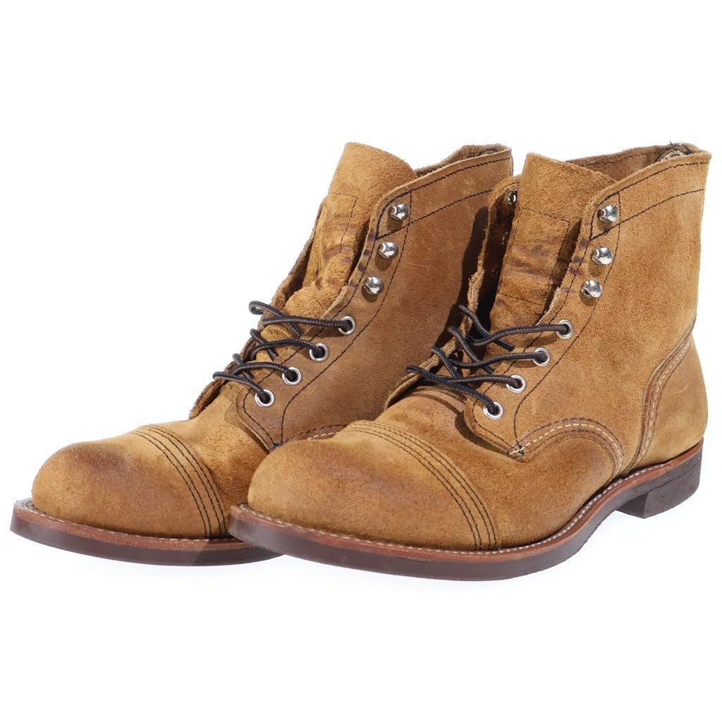RED WING(レッド ウイング) Iron Ranger アイアンレンジャー ハイカットブーツ シューズ ブラウン US8.5D/26.5cm 8083