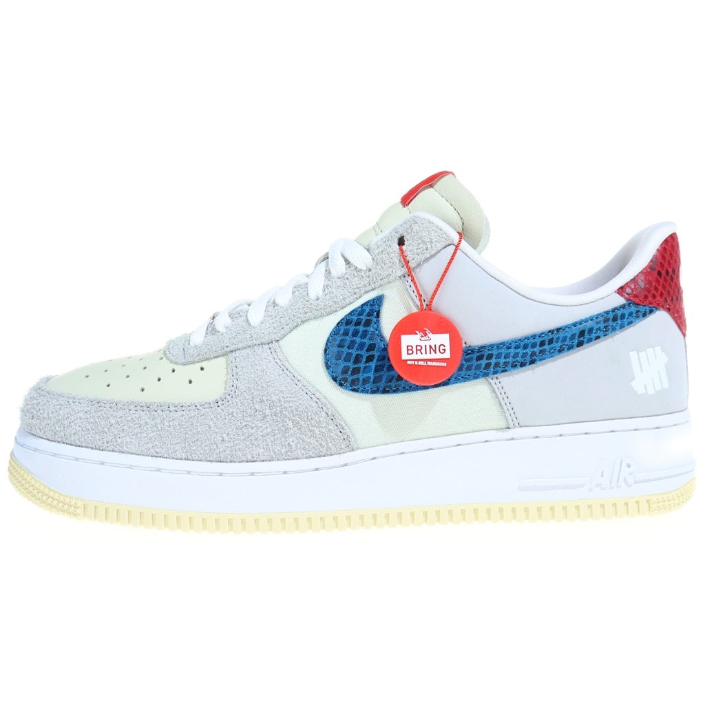 NIKE(ナイキ) UNDEFEATED AIR FORCE 1 LOW SP × アンディフィーテッド エアフォース1 ロー ローカットスニーカー シューズ グレー/アイボリー US11/29.0cm DM8461-001