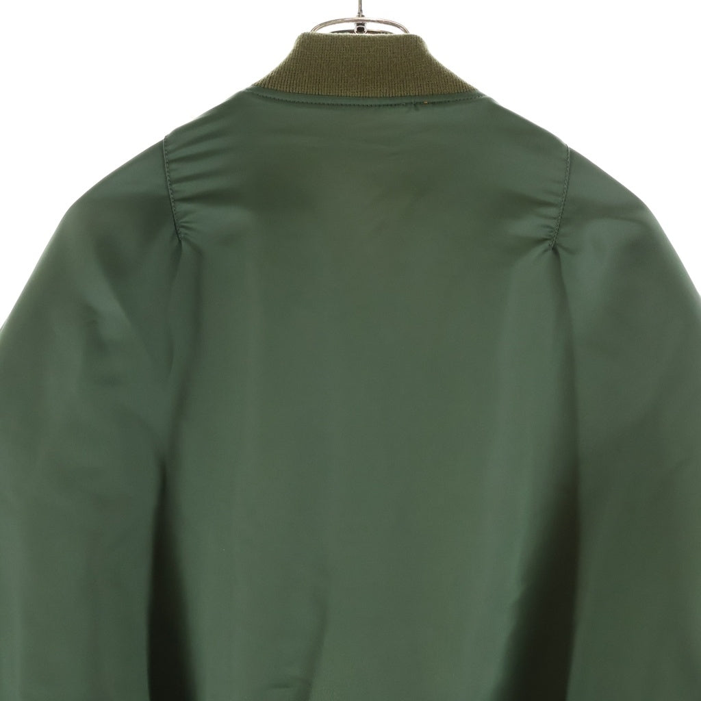 DISCOVERED(ディスカバード) 22AW BOA SLEEVE MA-1 ジップアップ ボアスリーブ 切り返し MA-1ジャケット ブラウン/カーキ DC-AW22-BL-03