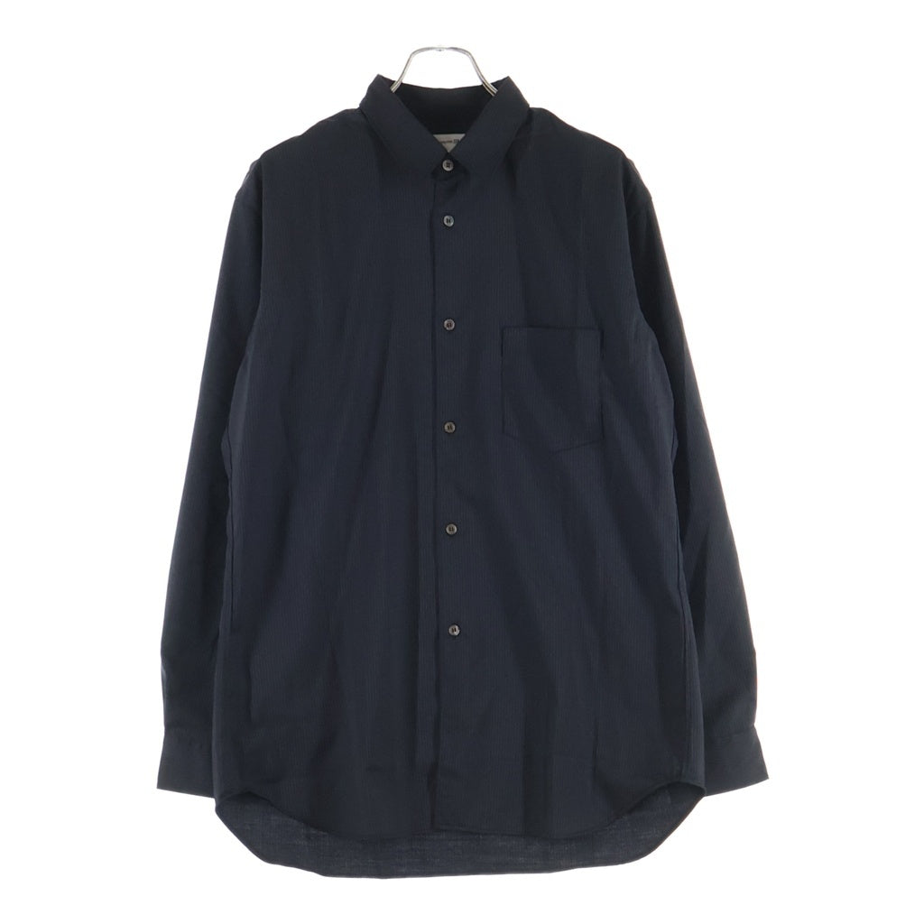 COMME des GARCONS SHIRT(コムデギャルソンシャツ) 26AW NARROW CLASSIC SHIRT ストライプ柄 ナロー クラシック ボタンダウン 長袖シャツ ブラック FR-B502
