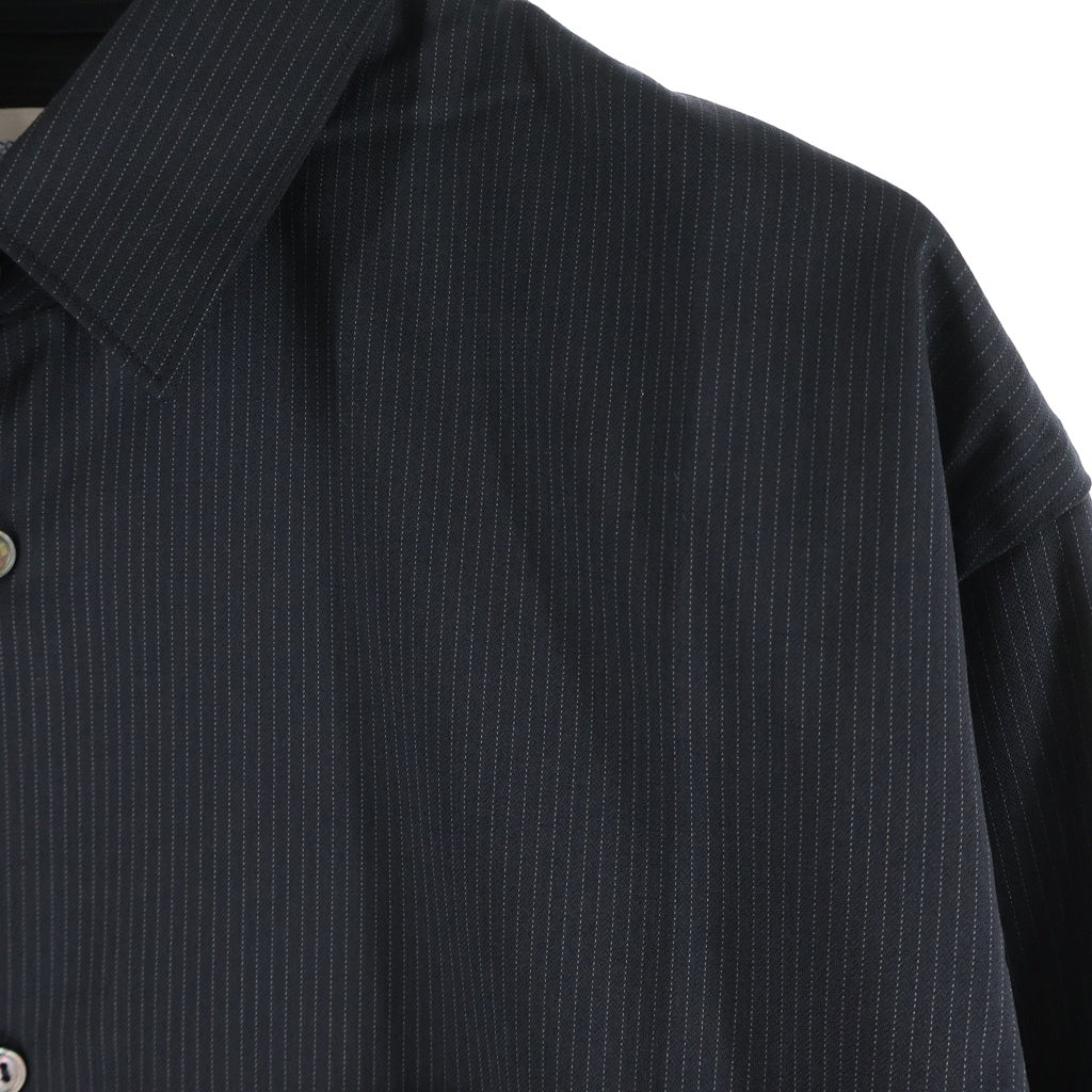 COMME des GARCONS SHIRT(コムデギャルソンシャツ) 26AW NARROW CLASSIC SHIRT ストライプ柄 ナロー クラシック ボタンダウン 長袖シャツ ブラック FR-B502