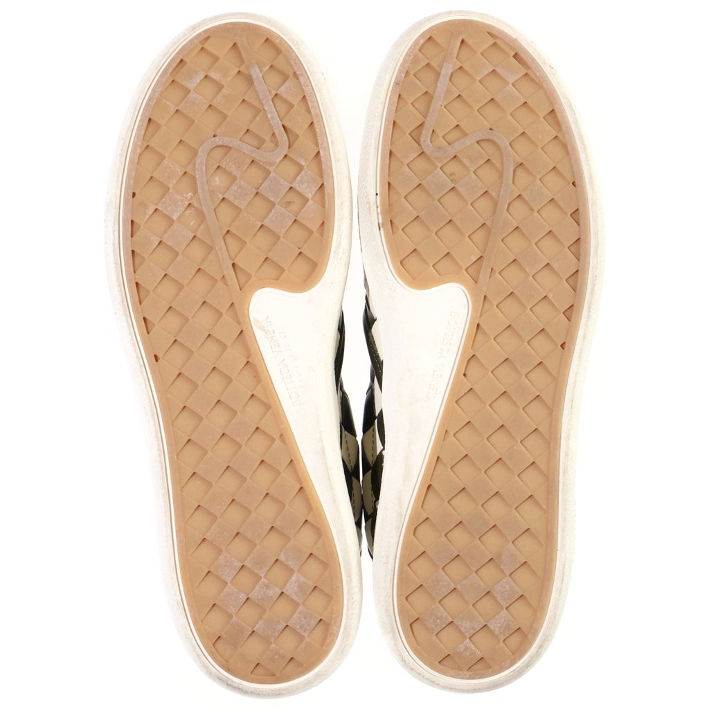 BOTTEGA VENETA(ボッテガヴェネタ) Sawyer Sneaker イントレチャート スリッポン ローカットスニーカー ブラック/ホワイト 775320V3HB49046