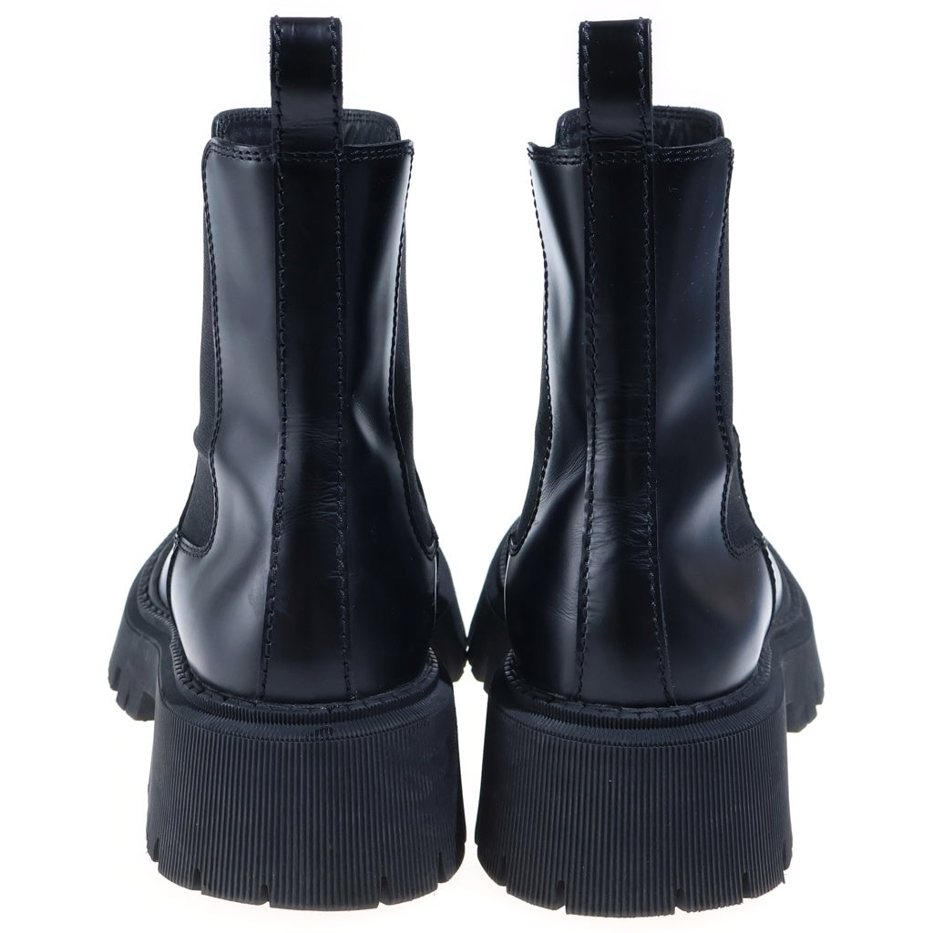 BALENCIAGA(バレンシアガ) TRACTOR BOOTIE サイドゴア トラクター ハイカット レザーブーツ ブラック 641399