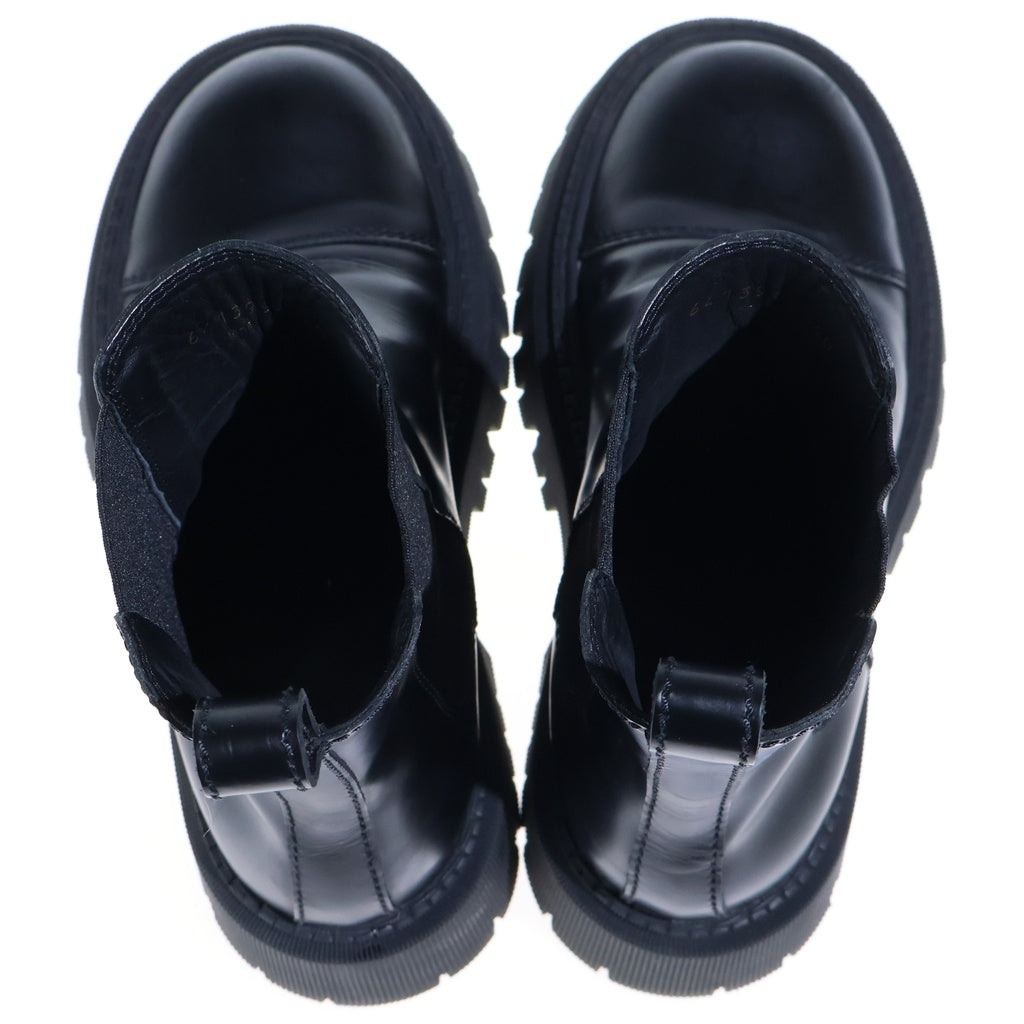 BALENCIAGA(バレンシアガ) TRACTOR BOOTIE サイドゴア トラクター ハイカット レザーブーツ ブラック 641399