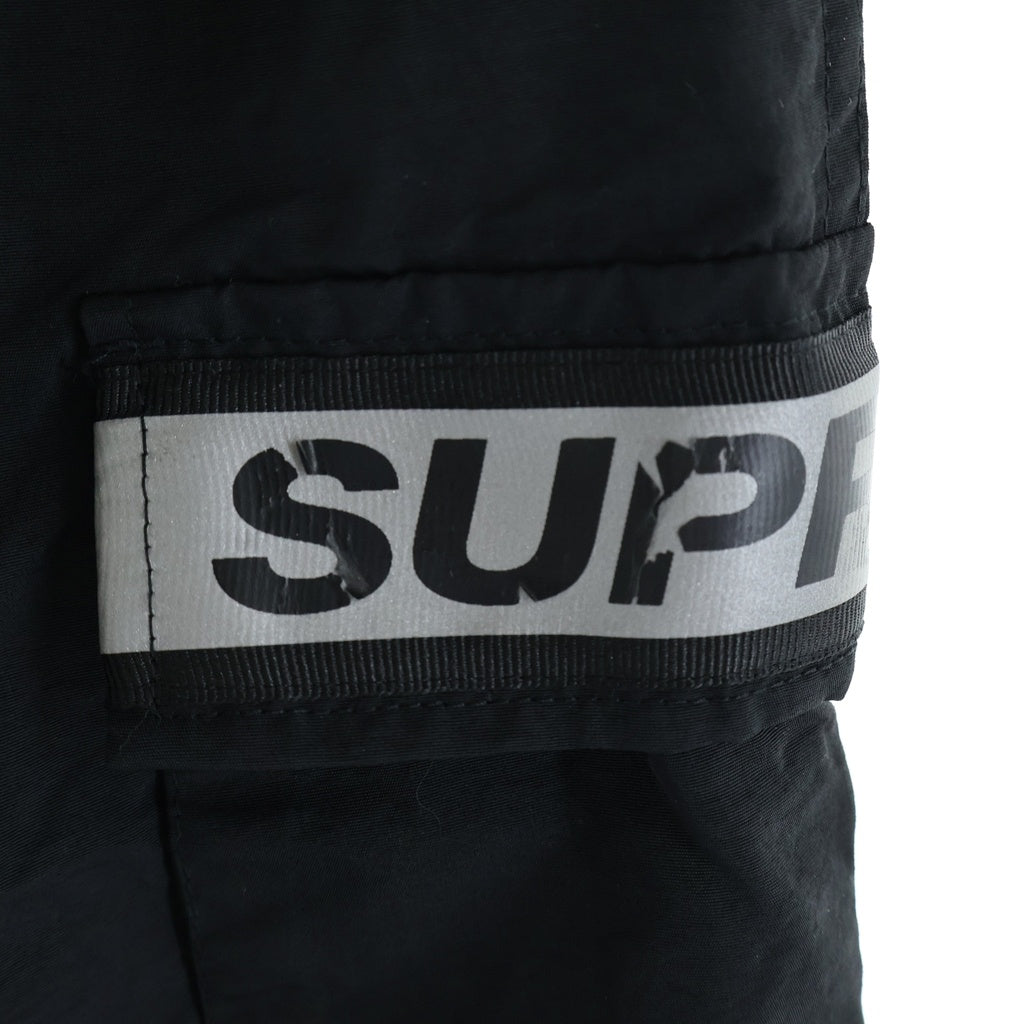 SUPREME(シュプリーム) 18SS Reflective Taping Cargo Pant リフレクティブ テーピング カーゴパンツ ブラック
