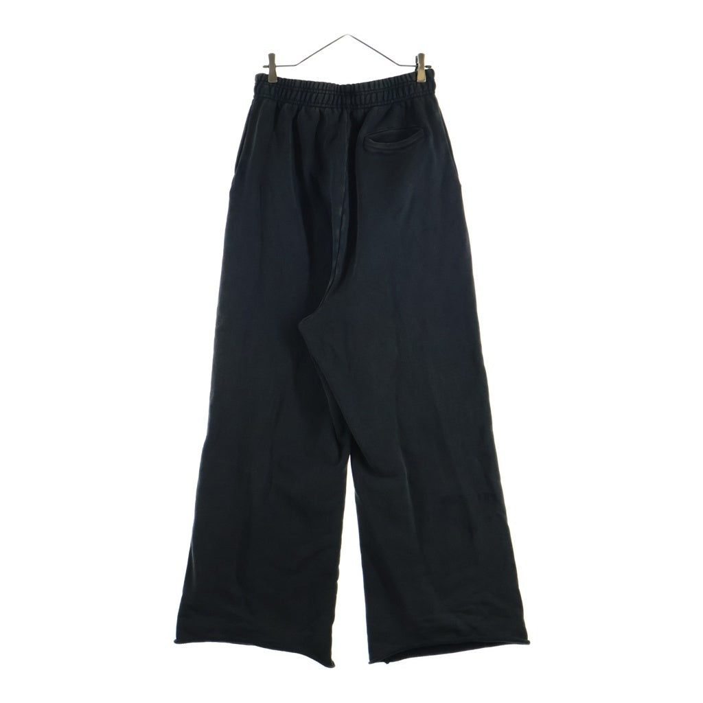 entire studios(エンタイア スタジオ) FULL SWEATPANT ウォッシュド加工 スウェットパンツ ブラック UNU-25-3014