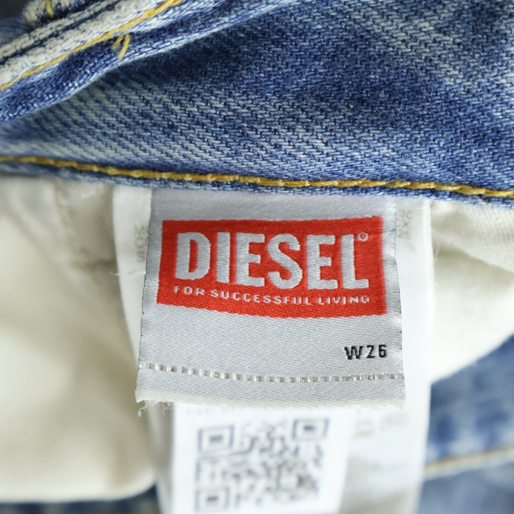 DIESEL(ディーゼル) D-SIRE-CARGO-D Dサイドカーゴデニムパンツ ワイドトラウザー インディゴ A13317