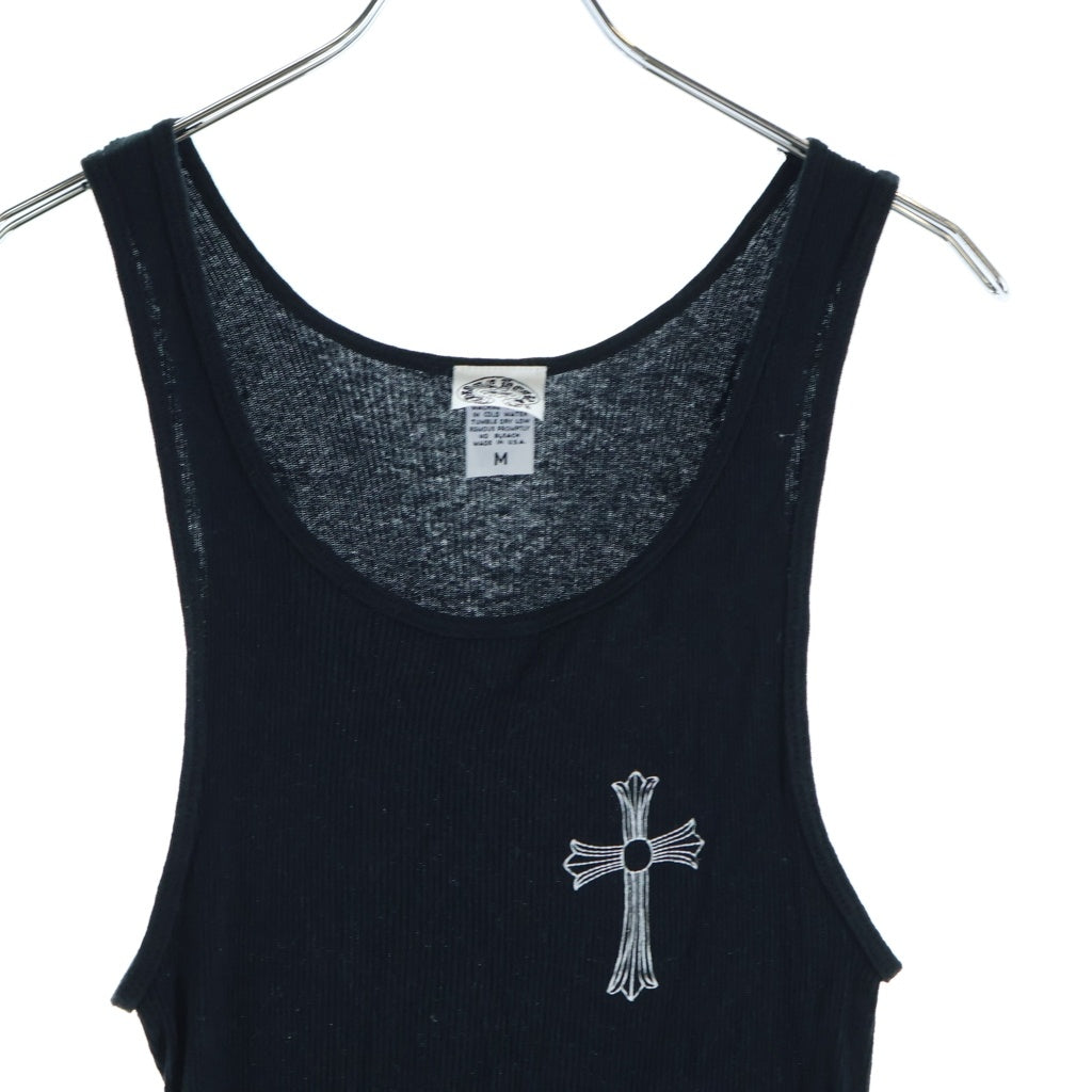 CHROME HEARTS(クロムハーツ) OLD T-BAR LOGO TANK TOP オールド Tバー プリントタンクトップ ブラック