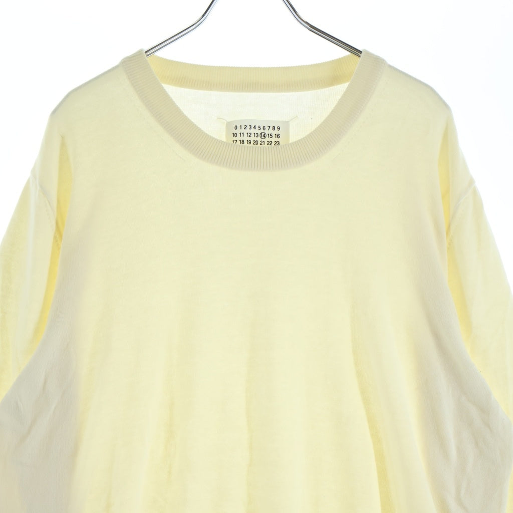 Maison Margiela(メゾンマルジェラ) 18SS エルボーパッチ クルーネック ニットセーター アイボリー S30HB0004 S16312