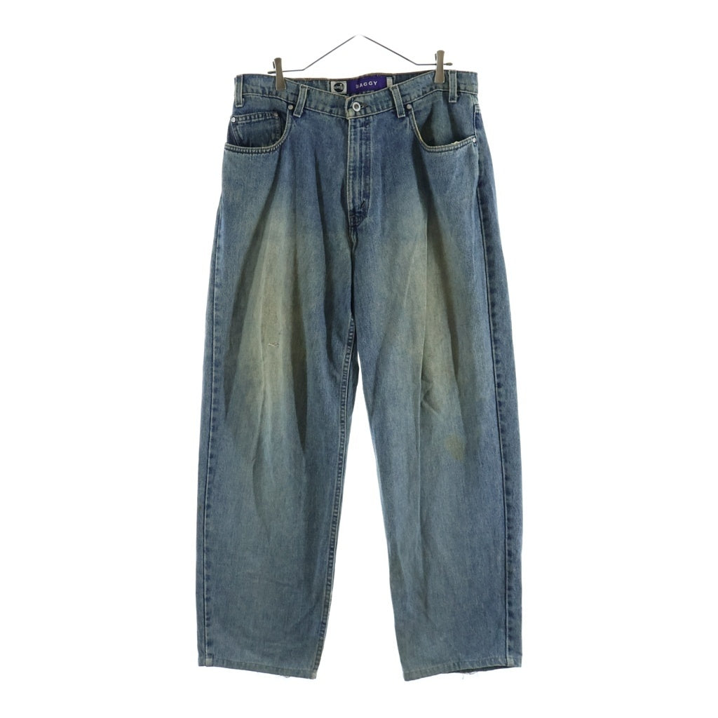 Levi's(リーバイス) 90S VINTAGE シルバータブ ボタン裏刻印549 ジップアップ バギーデニムパンツ インディゴ