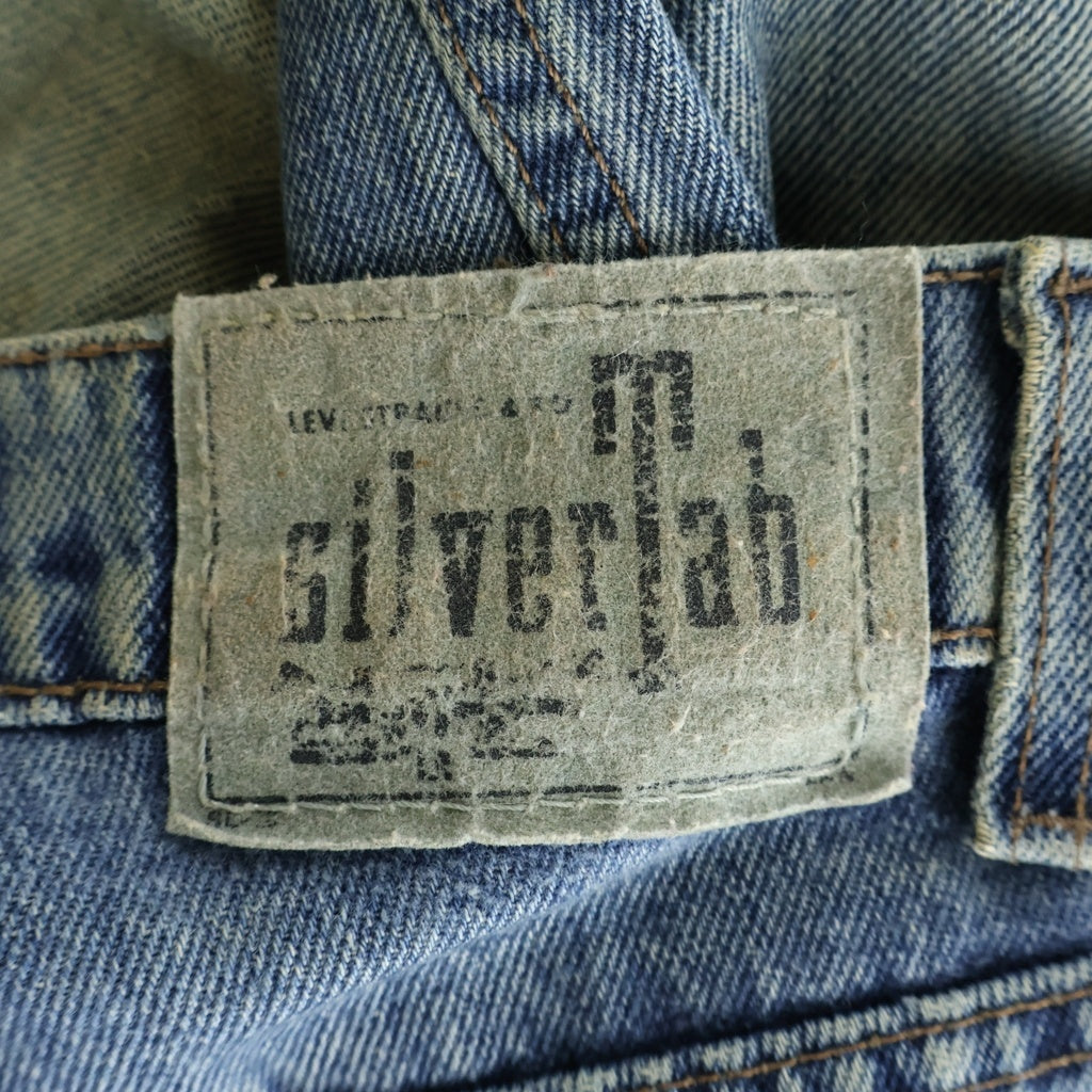 Levi's(リーバイス) 90S VINTAGE シルバータブ ボタン裏刻印549 ジップアップ バギーデニムパンツ インディゴ