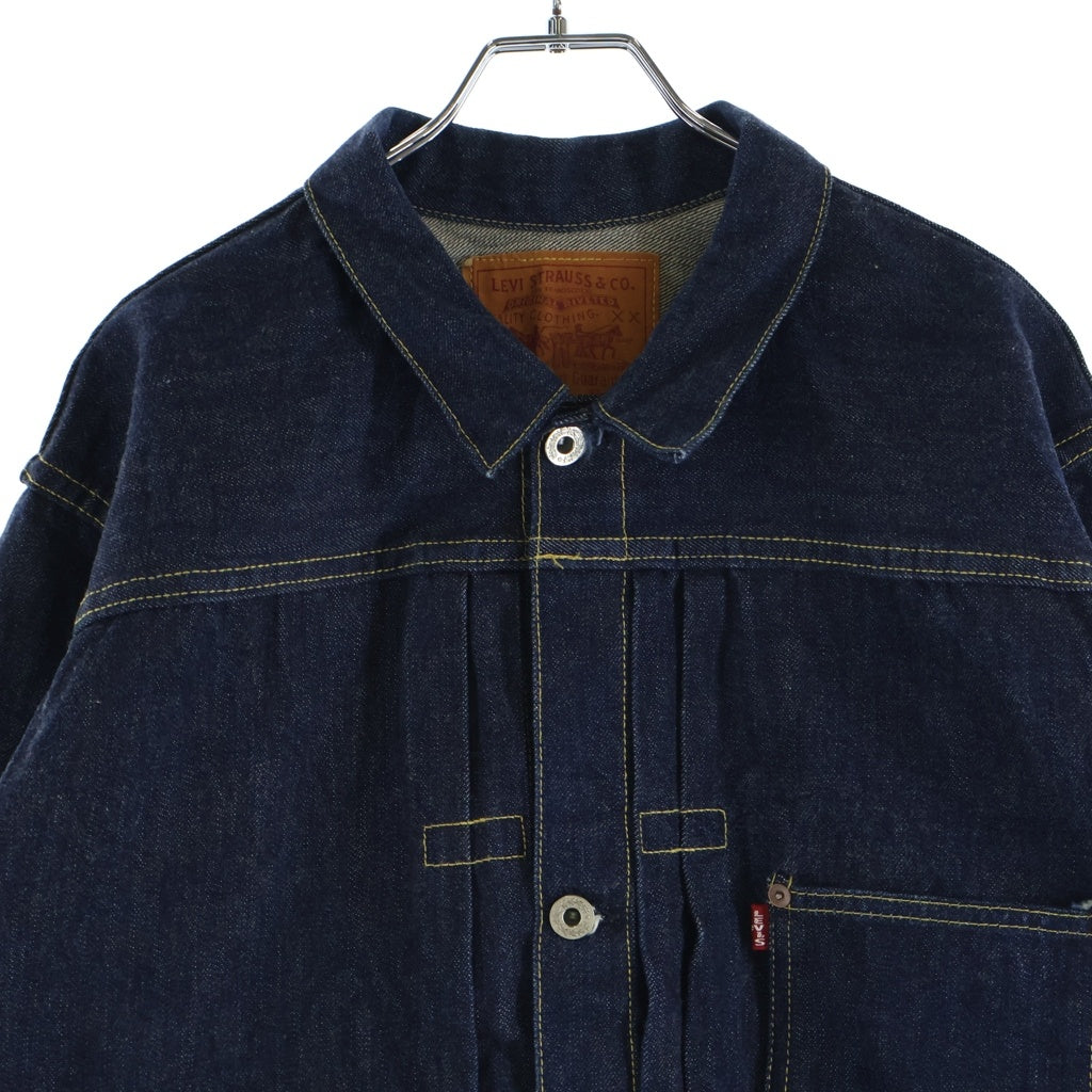 Levi's(リーバイス) 90S VINTAGE S506XX 大戦モデル 復刻 バレンシア工場製 1st ボタン裏刻印555 BIG E ヴィンテージ 月桂樹ボタン シンチバック デニムジャケット インディゴ 44506-0022