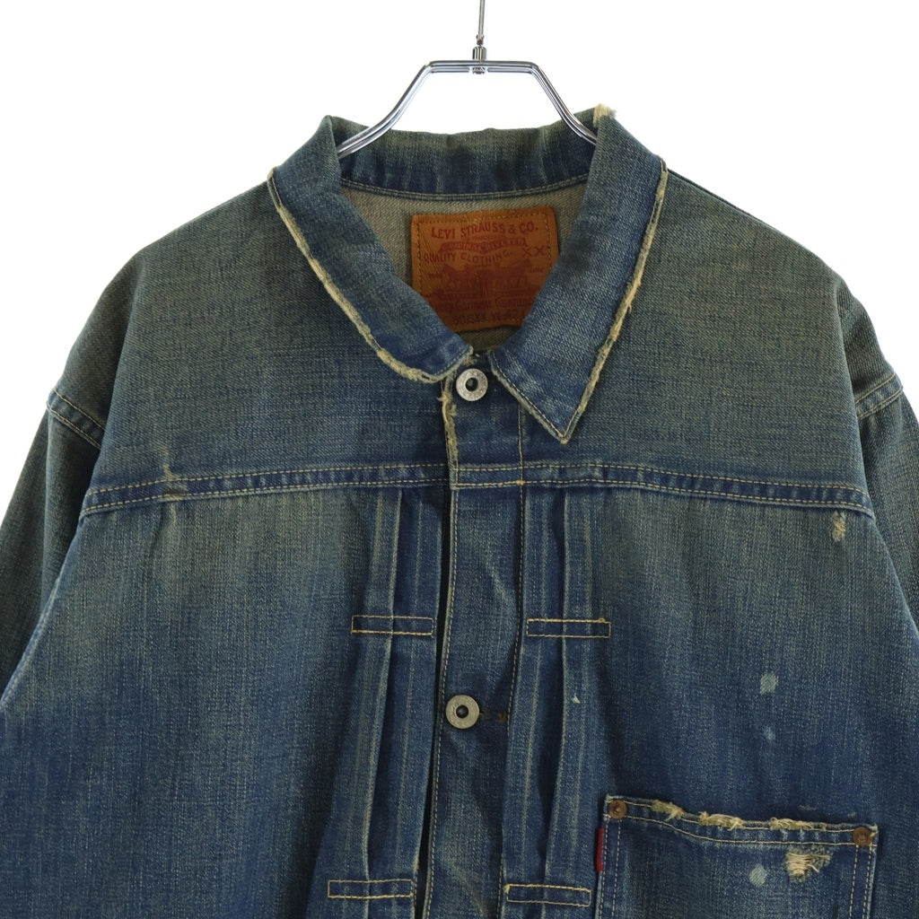 Levi's VINTAGE CLOTHING(リーバイス ビンテージ クロージング) S506XX 大戦モデル 復刻 BIG E 月桂樹ボタン ヴィンテージ加工 デニムジャケット インディゴ J15399 44506