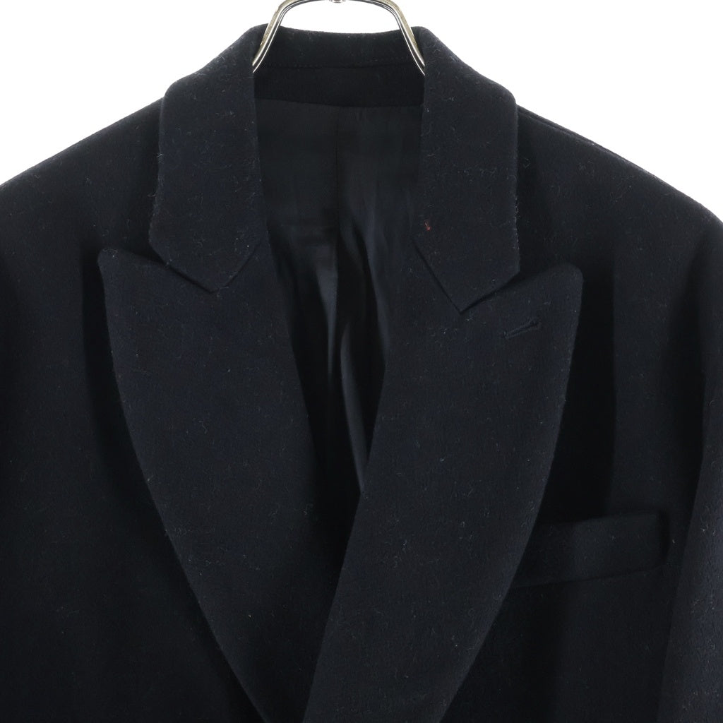AMI Alexandre Mattiussi(アミアレクサンドルマテュッシ) oversized double breasted coat オーバーサイズ ダブルブレステッド チェスターコート ブラック H16M21.16
