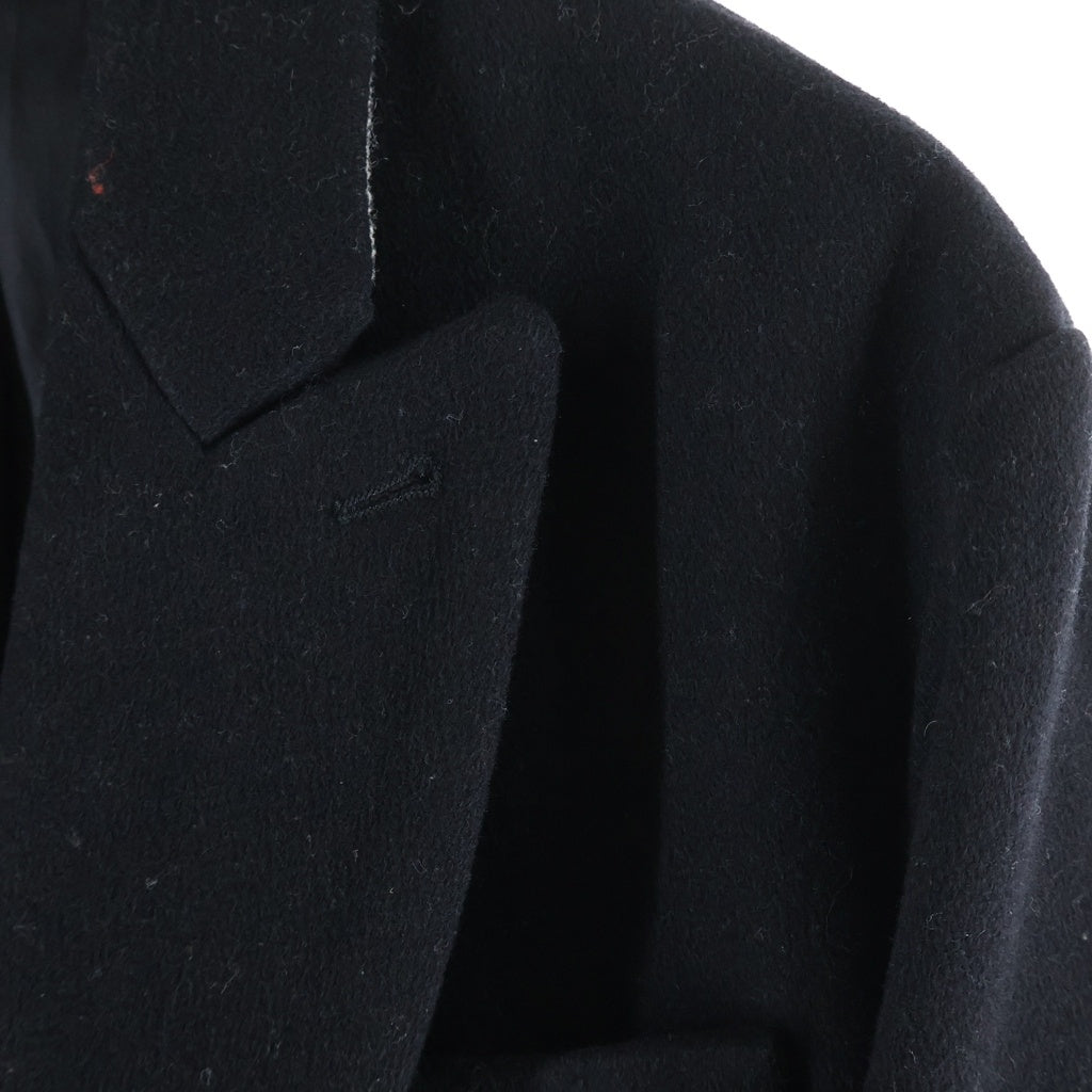 AMI Alexandre Mattiussi(アミアレクサンドルマテュッシ) oversized double breasted coat オーバーサイズ ダブルブレステッド チェスターコート ブラック H16M21.16