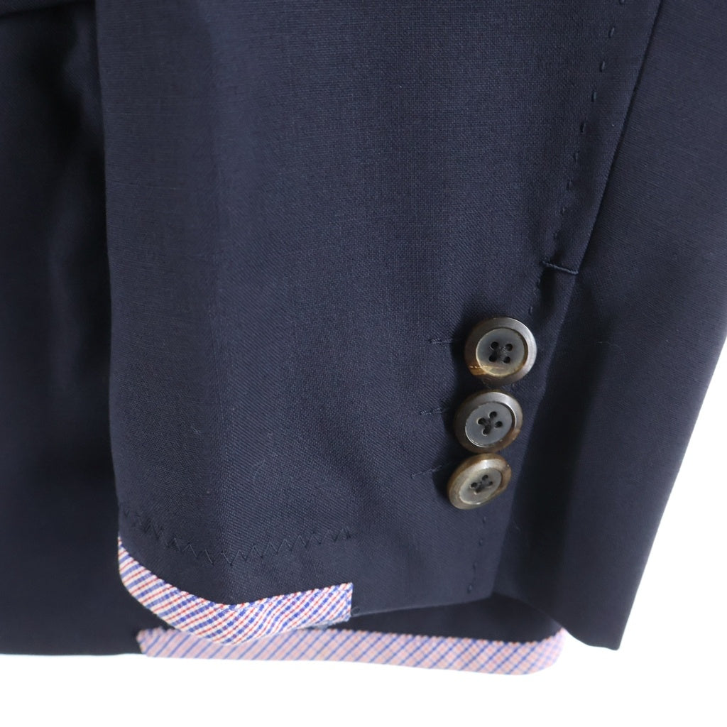 JUNYA WATANABE COMME des GARCONS(ジュンヤワタナベ コムデギャルソン) 13SS Lined Design Jacket ステッチラインデザイン ノッチドラペル 3B シングルテーラードジャケット ネイビー WK-J015