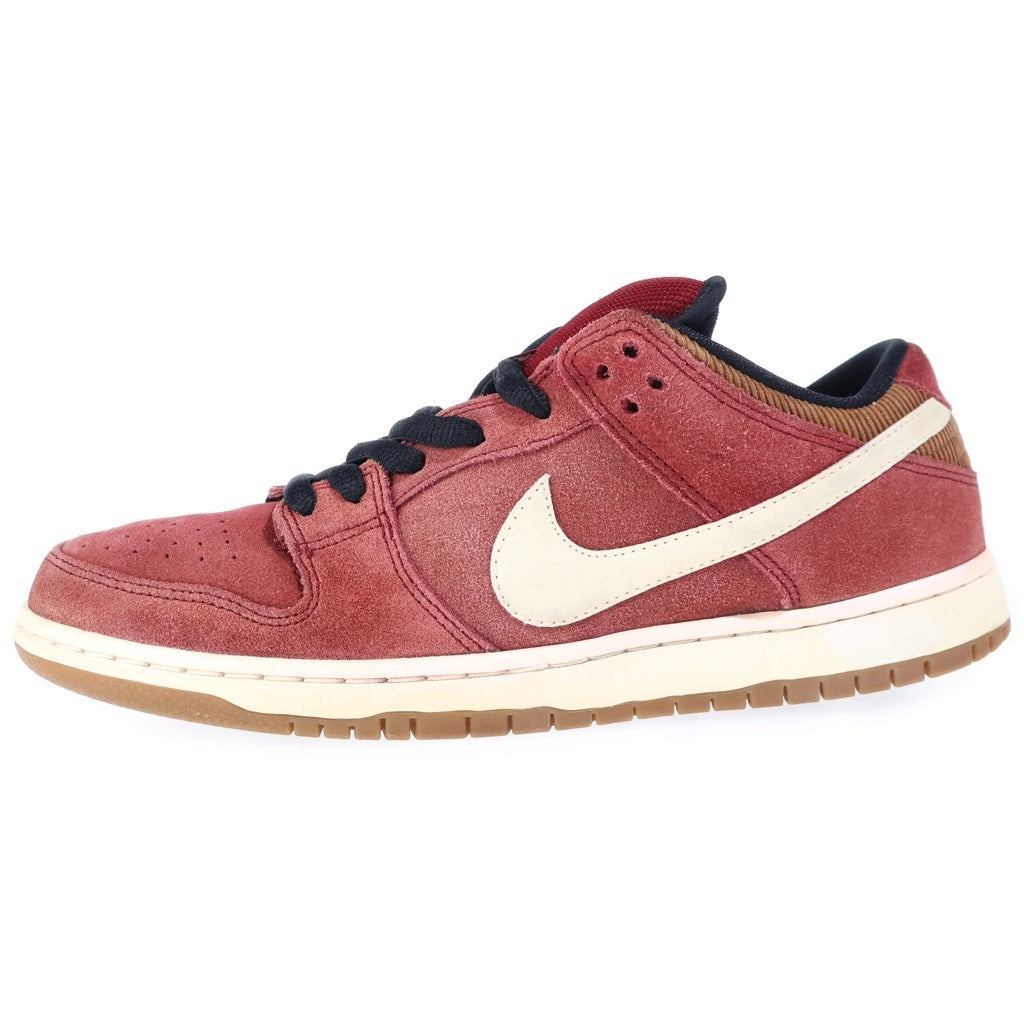 NIKE SB(ナイキエスビー) 【観賞用 2013年製】DUNK LOW PRO CORDUROY TEAM RED ダンク ロー プロ コーデュロイ チーム ローカットスニーカー レッド US10.5/28.5cm 304292-620