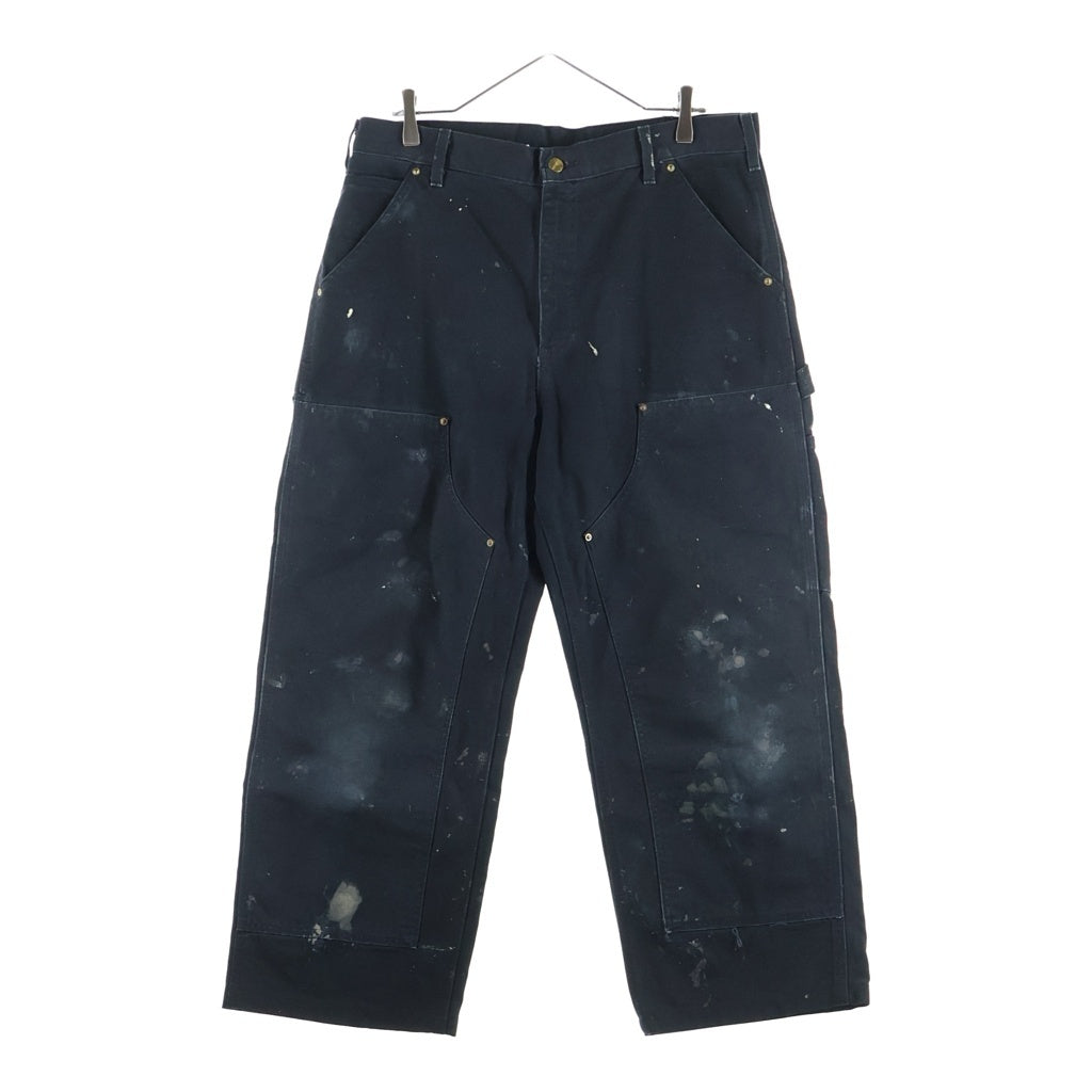 CARHARTT(カーハート) 00S B01 Firm Duck Double-Front Dungaree ダブルニー ダック ペインターパンツ ブラック B1388BLK