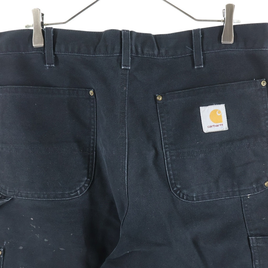 CARHARTT(カーハート) 00S B01 Firm Duck Double-Front Dungaree ダブルニー ダック ペインターパンツ ブラック B1388BLK