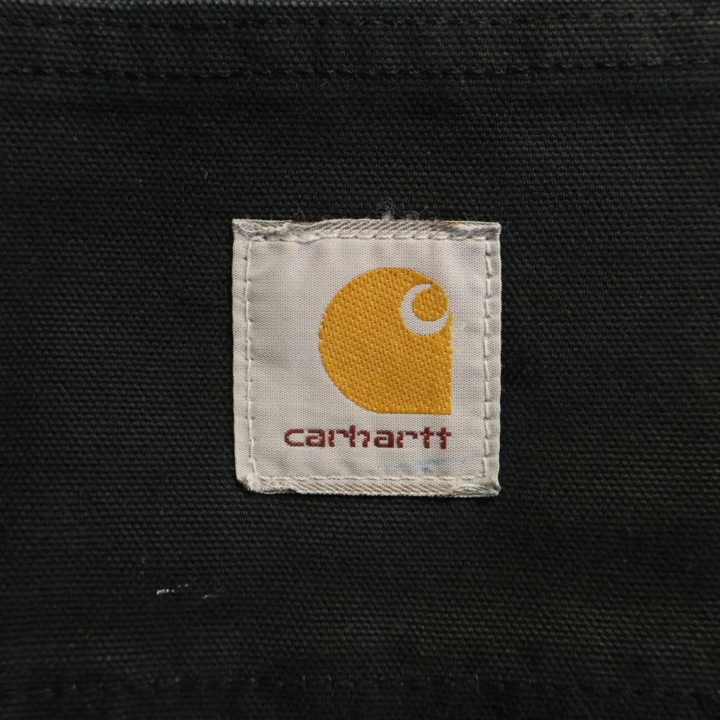 CARHARTT(カーハート) 00S B01 Firm Duck Double-Front Dungaree ダブルニー ダック ペインターパンツ ブラック B1388BLK