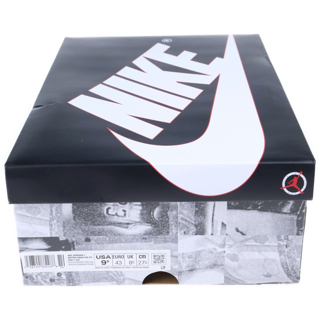 NIKE(ナイキ) AIR JORDAN 1 RETRO HIGH OG Flight Club エアジョーダン1 レトロ ハイ フライトクラブ ハイカットスニーカー シューズ ブラック US9.5/27.5cm II9811-001