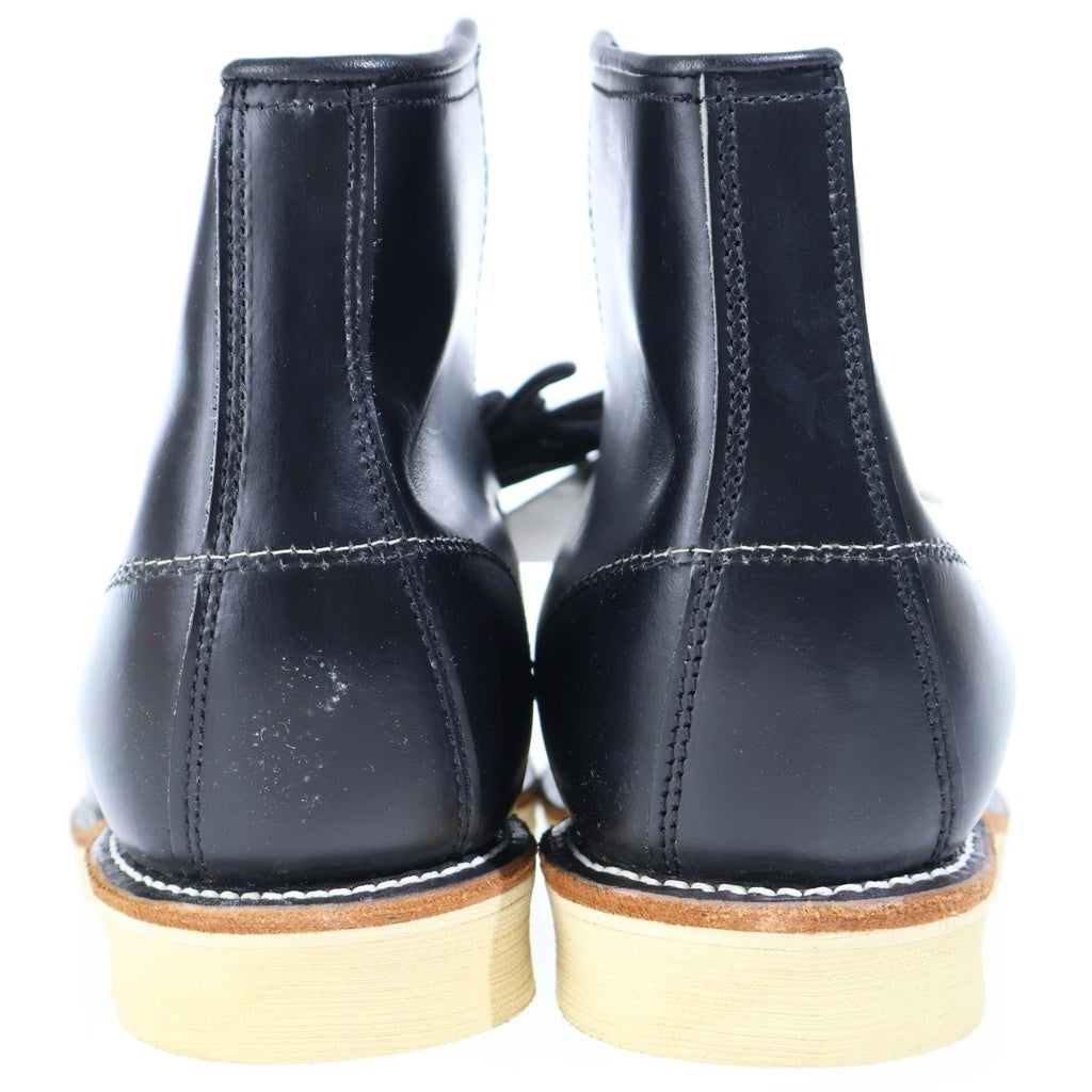 RED WING(レッド ウイング) 90-00S 6inch CLASSIC MOC TOE 6インチ クラシック モック トゥ 刺繍羽タグ ハイカットブーツ シューズ ブラック 8179