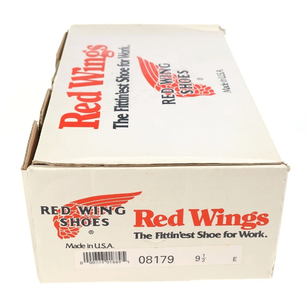 RED WING(レッド ウイング) 90-00S 6inch CLASSIC MOC TOE 6インチ クラシック モック トゥ 刺繍羽タグ ハイカットブーツ シューズ ブラック 8179