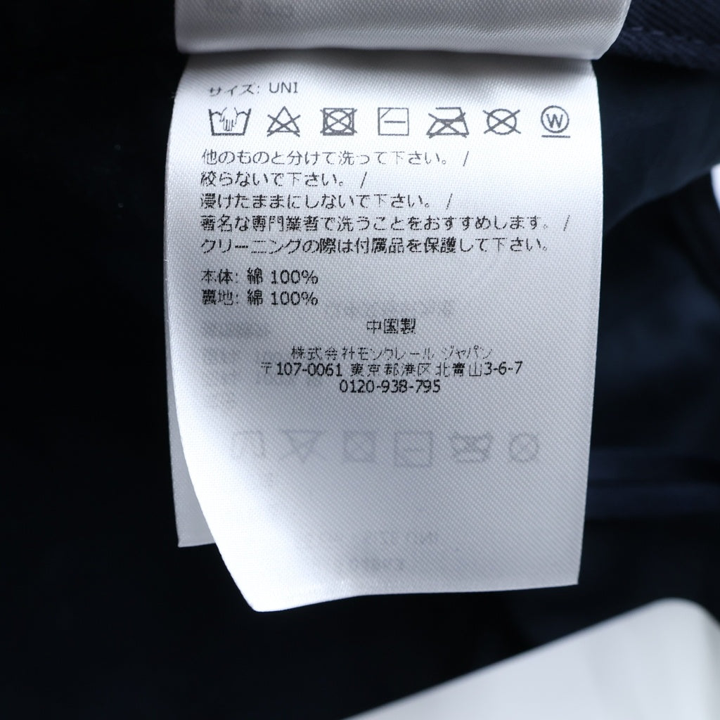 MONCLER(モンクレール) 26SS ロゴワッペン ベースボールキャップ ネイビー L10913800048