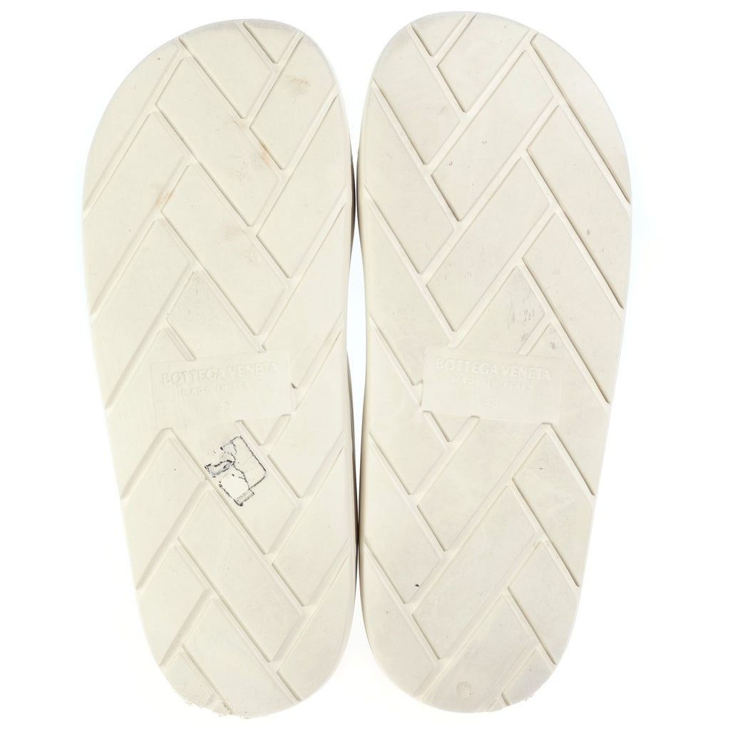 BOTTEGA VENETA(ボッテガヴェネタ) 24SS Rubber Slide Sandals ラバースライドサンダル ホワイト