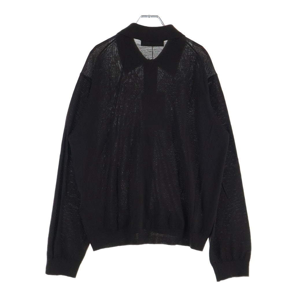 OUR LEGACY(アワーレガシー) 25AW Evening Polo イブニング ポロ フロントボタン ニットカーディガン ブラウン M4253EP