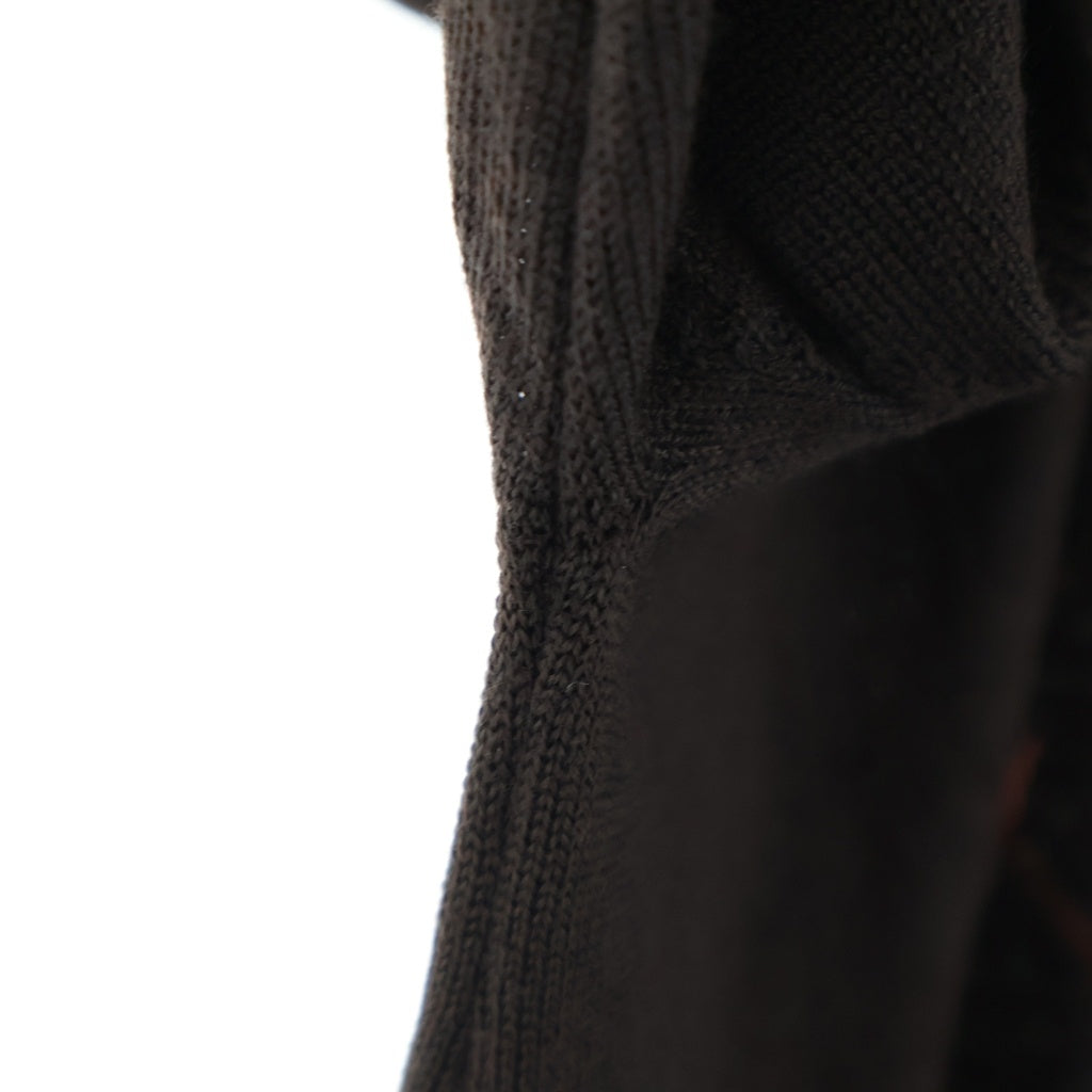 OUR LEGACY(アワーレガシー) 25AW Evening Polo イブニング ポロ フロントボタン ニットカーディガン ブラウン M4253EP