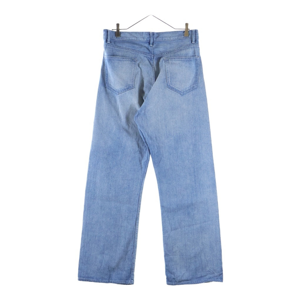 AURALEE(オーラリー) 25SS SELVEDGE FADED LIGHT DENIM PANTS セルビッジ フェード ライト デニムパンツ ブルー A25SP02DE