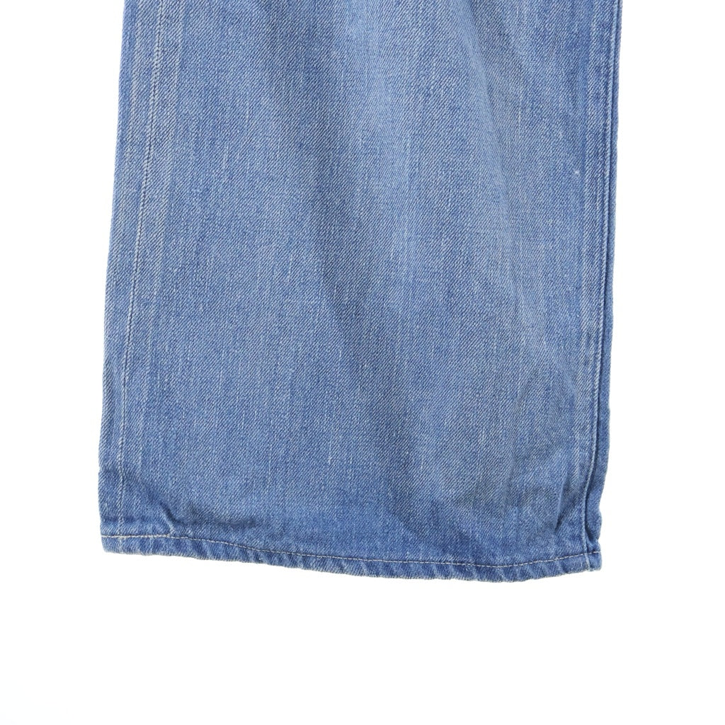 AURALEE(オーラリー) 25SS SELVEDGE FADED LIGHT DENIM PANTS セルビッジ フェード ライト デニムパンツ ブルー A25SP02DE