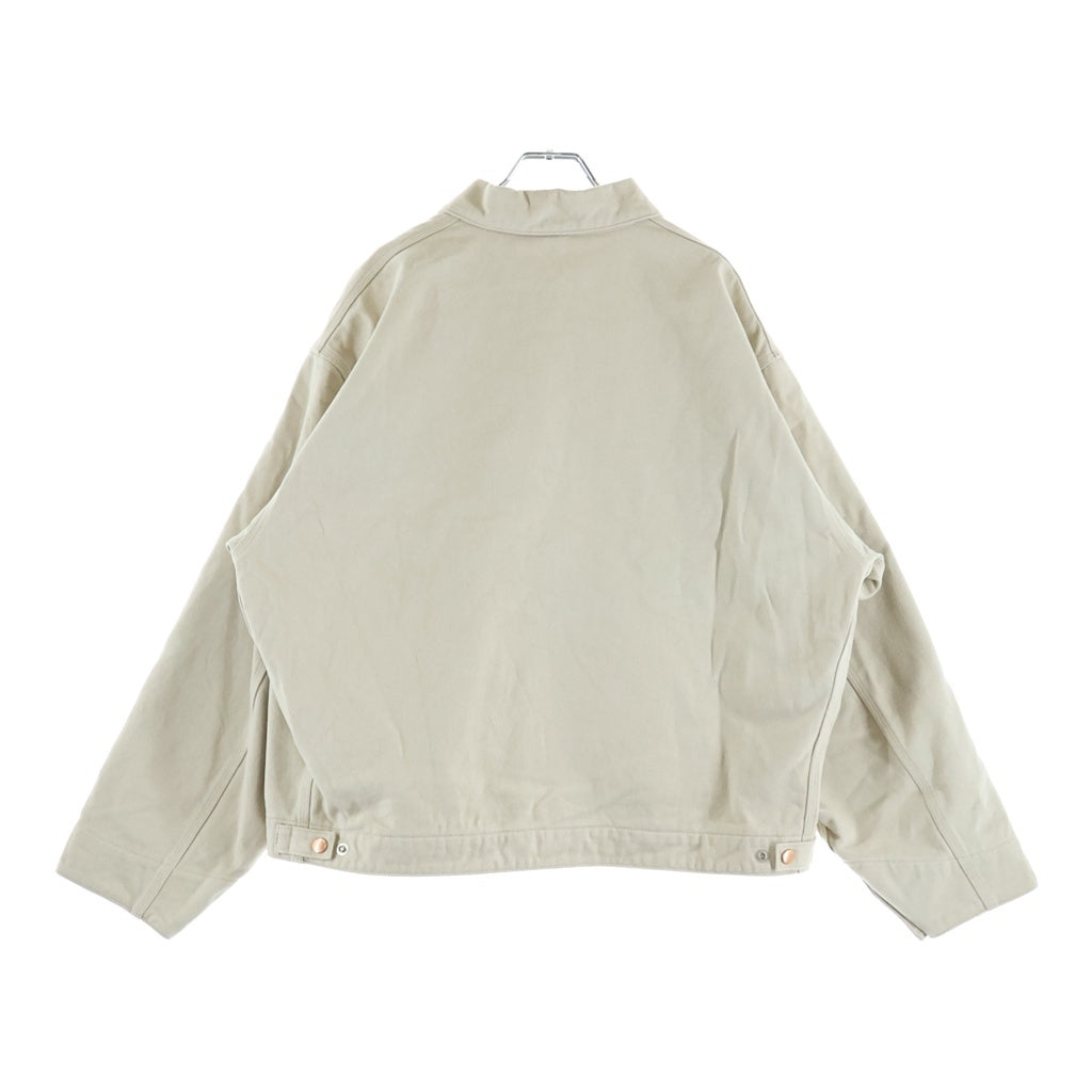 COMOLI(コモリ) 25AW Cotton Twill Zip Short Jacket コットンツイル ジップショートジャケット ベージュ C03-01032