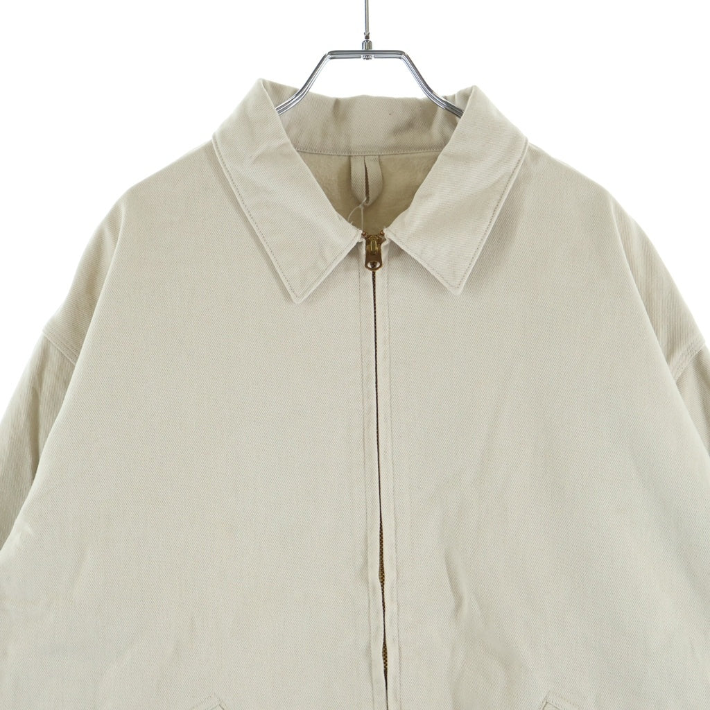 COMOLI(コモリ) 25AW Cotton Twill Zip Short Jacket コットンツイル ジップショートジャケット ベージュ C03-01032