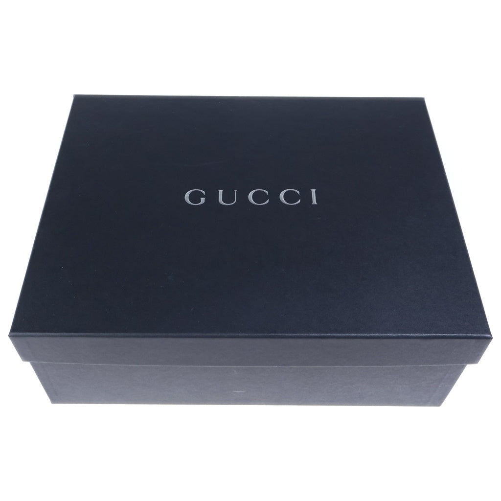GUCCI(グッチ) Stretch High-Top Sneaker インターロッキングG シェリーライン レザーハイカットスニーカー ホワイト 864414