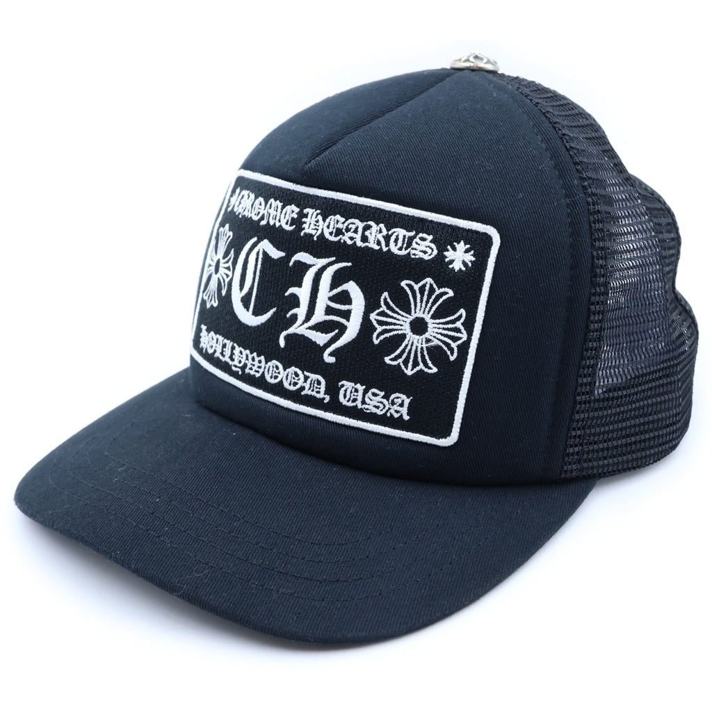 CHROME HEARTS(クロムハーツ) TRUCKER CAP CHパッチ メッシュ トラッカーキャップ 帽子 ブラック