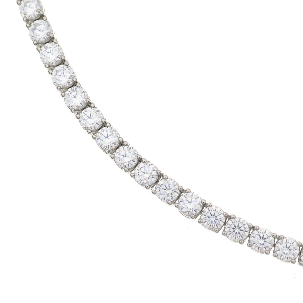 AVALANCH(アバランチ) TENNIS CHAIN NECKLESS テニスチェーン ジルコニア ネックレス シルバー AHNL-D001-4MM レディース