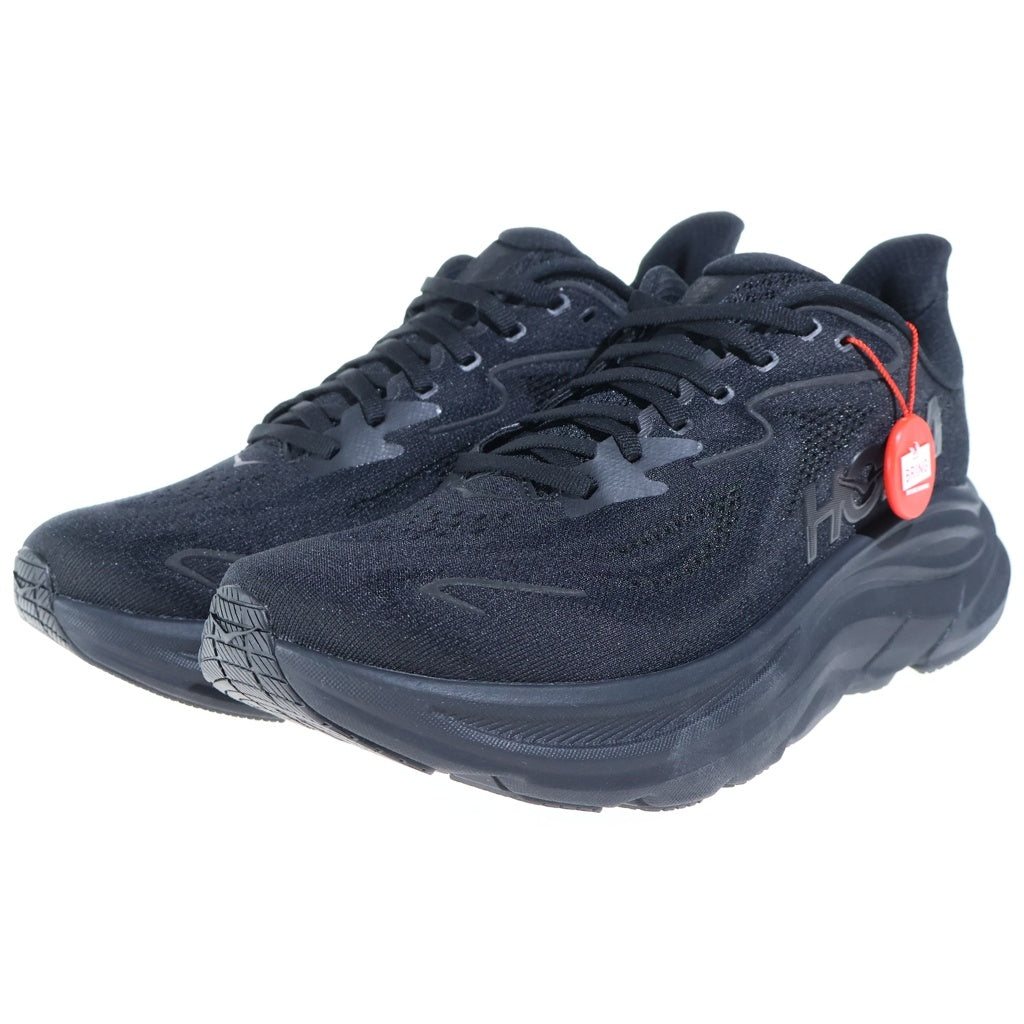 HOKA ONE ONE(ホカオネオネ) M CLIFTON 10 メッシュ ローカットスニーカー ブラック US8D/26cm 1162030