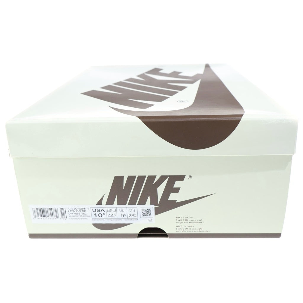 NIKE(ナイキ) ×TRAVIS SCOTT AIR JORDAN 1 LOW OG SP × トラヴィススコット エアジョーダン1 ローカットスニーカー シューズ マルチカラー US10.5/28.5cm DM7866-162