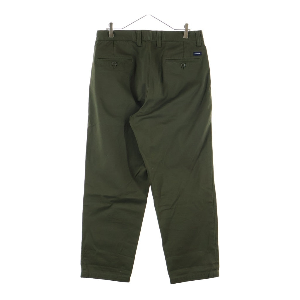 DESCENDANT(ディセンダント) COTTON TWILL TROUSERS コットン トラウザーズパンツ カーキ