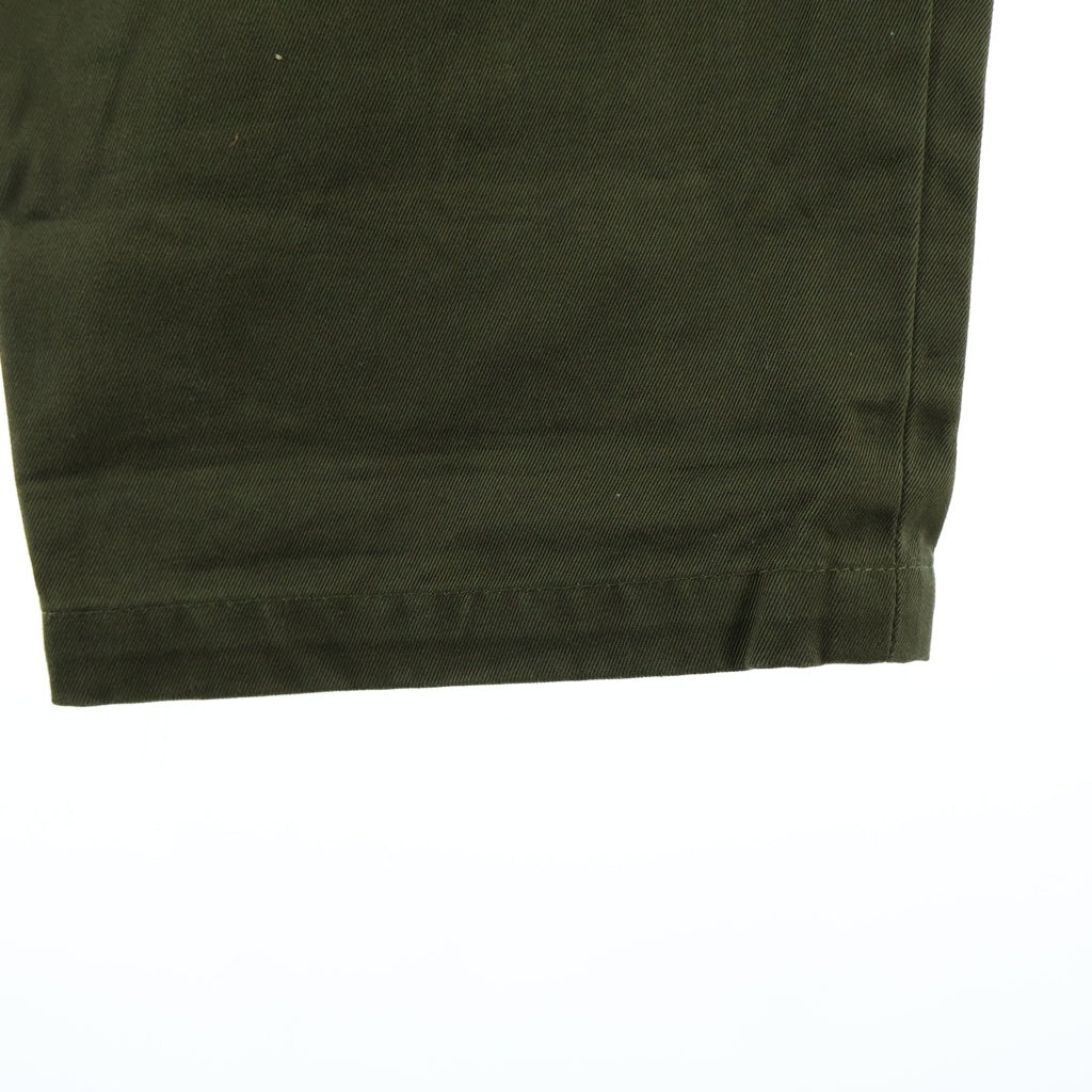 DESCENDANT(ディセンダント) COTTON TWILL TROUSERS コットン トラウザーズパンツ カーキ