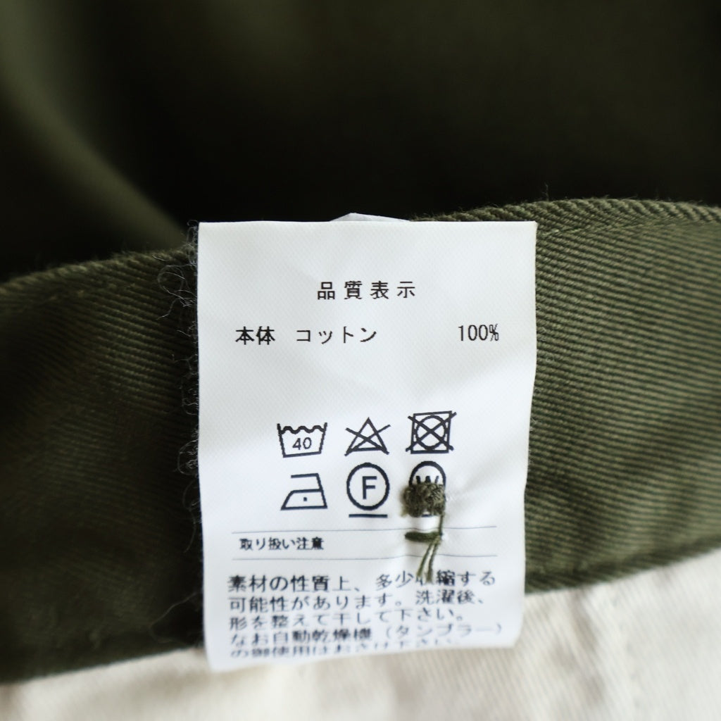 DESCENDANT(ディセンダント) COTTON TWILL TROUSERS コットン トラウザーズパンツ カーキ