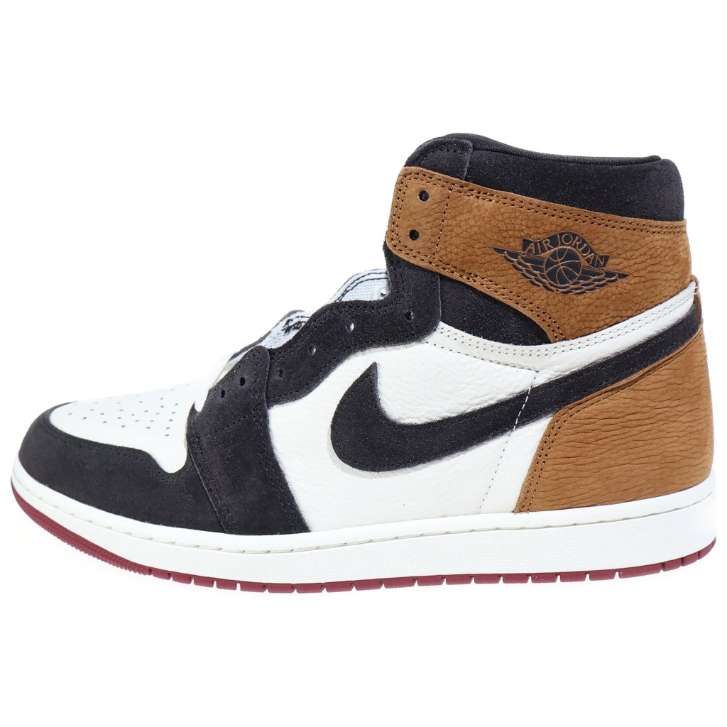 NIKE(ナイキ) AIR JORDAN 1 HIGH OG Love Letter エアジョーダンワン ラブレター ハイカットスニーカー ブラウン/ホワイト US12/30.0cm DZ5485-201