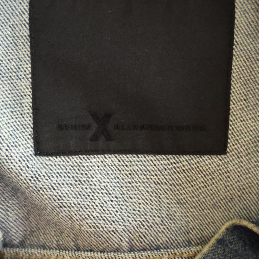 ALEXANDER WANG(アレキサンダーワン) DAZE オーバーサイズ デニムジャケット インディゴブルー 413508