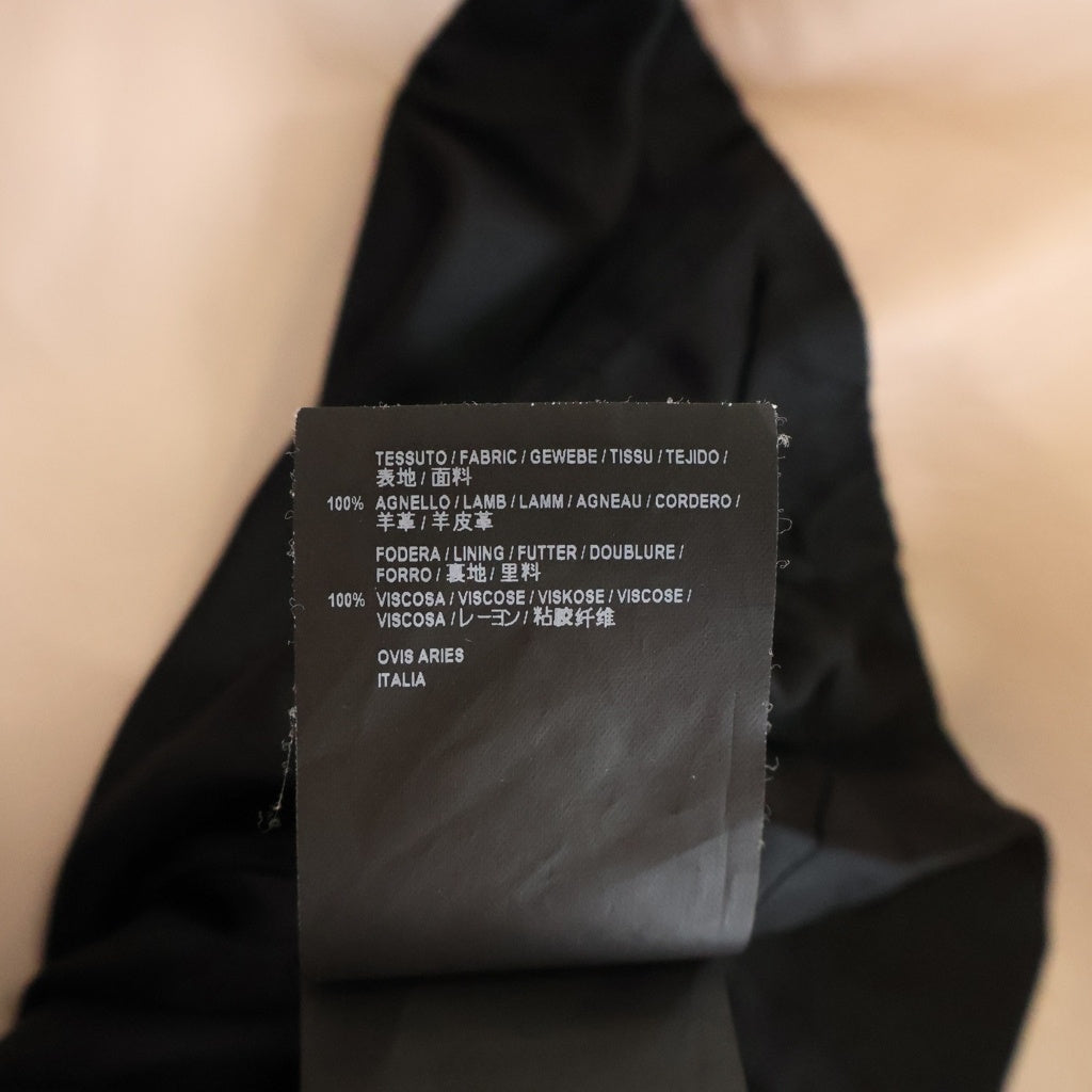 BALENCIAGA(バレンシアガ) ラムレザー クロップド ダブルライダースジャケット ピンク レディース 374490 TMH16
