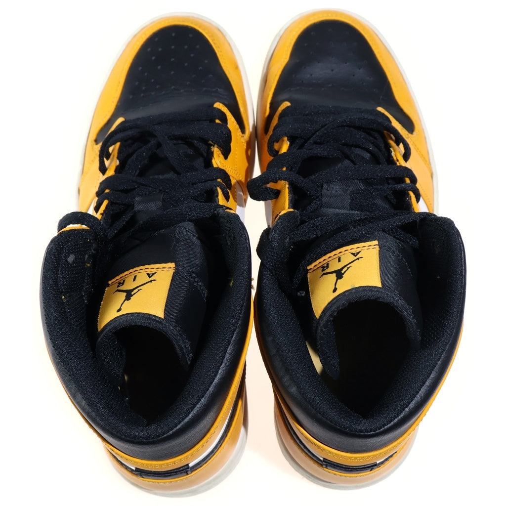 NIKE(ナイキ) AIR JORDAN 1 MID TAXI エアジョーダン1 タクシー ミッドカットスニーカー イエロー US10/28cm 554724 701