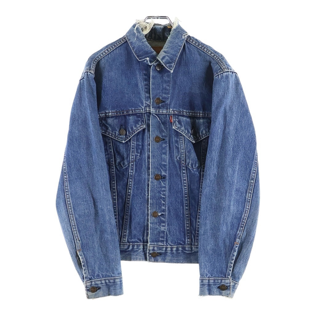 Levi's(リーバイス) 70S VINTAGE 70505 4th BIG E 不均等V ボタン裏刻印525 小パッチ ヴィンテージ デニムトラッカージャケット インディゴ